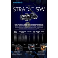 2020' / 22' / 24' SHIMANO STRADIC SW SPINNING REEL