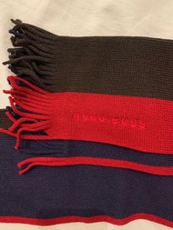 Hugo Boss scarf - brand new - BNWT - navy red black - unisex - men - women - 男女同款