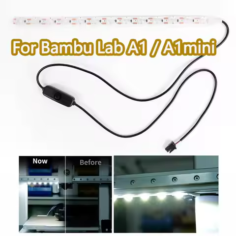 For Bambu lab A1/A1mini Led Light Strip Ra95 Fill light 24V Bambulab Fill Light for A1 Special Light