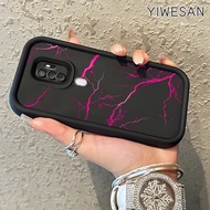 YIWESAN Casing Hp Untuk OPPO A5 2020 OPPO A9 2020 Case Casing retakan Kasing Kesing HP Cesing Siliko
