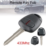 Fit for MITSUBISHI with ID46 Chip 433MHz 2 Buttons Car Remote Key MIT11/MIT8 Blade