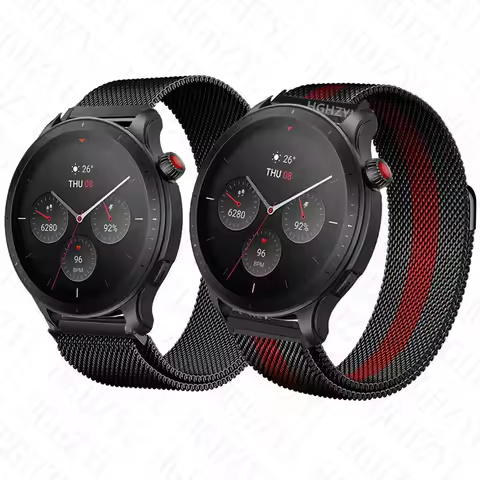 22mm Magnetic strap For Amazfit GTR 4 3 2 2e Smart Watch Band Wriststrap Bracelet Correa For Amazfit
