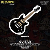 Sticker PRINTING GUITARS Guitar Kids Cool BAND