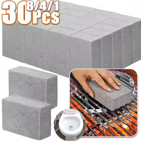 1-30Pcs Grill Cleaning Tiles Remove Stains For Flat Top Sink Grill Cleaner Pumice Grill Cleaner Ston