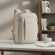 Waterproof Expandable 28-38L Travel Backpack with 15.6 Inch Laptop & Shoe Storage Carry-On Duffel