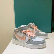 Big kasut perempuan High-top casual air force 1 sneakers for Men and Women af1 running shoe