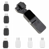 อะแดปเตอร์กล้องแบบพกพา WQMZ TYPE-C,อะแดปเตอร์แบบพกพา IOS ไมโคร USB DJI OSMO อะแดปเตอร์ข้อมูลโทรศัพท์ DJI Osmo Pocket
