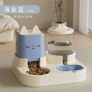 內地直送 - 貓咪 飲水餵食器|雙碗自動飲水喂糧一體式防打翻貓狗餵食器| 寵物用品（平行進口）