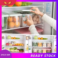 [ap4l43.] Box Refrigerator Storage Bin Stackable Refrigerator Organizer Food Storage Bins Refrigerat