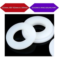 Silicone O-Rings CS3mm*OD102-300mm Waterproof Seal for Industrial & Home Use 【BY-XMB】