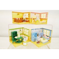 Sylvanian Families Mini Room Dollhouse Gashapon Series Part 1 Complete Set Capsule Toy