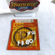 PistonRing SUZUKI FR80 DS80 RM80 TS100 TC100 GT185 Piston Oversize 0.50 Nos GenuineRing