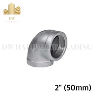 🔥Ready Stock🔥Stainless Steel Equal Elbow 90°/Stainless Steel 304 Pipe Fitting/ Screwed Type 32mm-50m