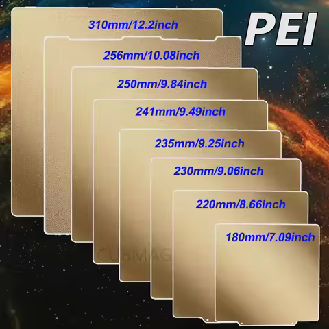 PEI Sheet Double Sided Print Plate 250x250 230x230 220x220 310x310 235x235mm for AD5M K1C Ender 3 Pr