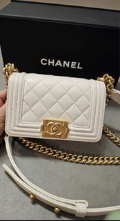 Chanel Boy 手袋 白色
