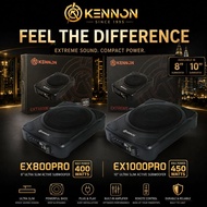 KENNON EX800PRO / EX1000PRO Ultra Slim Active Subwoofer | 8” / 10” Under Seat Subwoofer | Built-in A