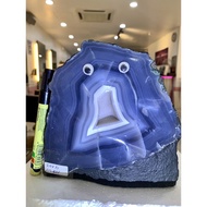 Amethyst Cave, Melaleuca Blue Onyx Cave, Very Beautiful Texture, 3.94kg, Very Rare