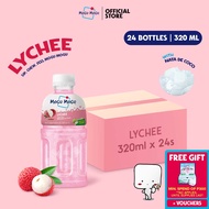 Mogu Mogu Lychee Nata de Coco Juice Drink 320ml x 24 bottles
