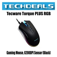 Tecware Torque PLUS RGB Gaming Mouse, 6200DPI Sensor (Black)