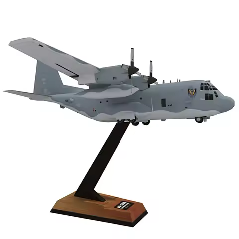 High Quality AC130 Ghost Aerial Gunship Aircraft Paper Model Military Fighter Paper Model