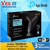 TPLINK Archer TBE400UH BE6500 Wi-Fi 7 High Gain Wireless USB Adapter / Archer TBE552E BE9300 Wi-Fi 7