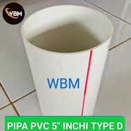 PIPA PARALON PVC 5 INCH TYPE D ECERAN