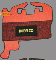 Kobelco รถขุดอะไหล่ SK200-8 SK200-6ยางพรมเช็ดเท้า SK200-3พรม SK200-5รถขุดพรมเช็ดเท้า