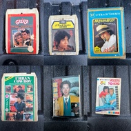 Vintage 8 Track tape and cassete Combo