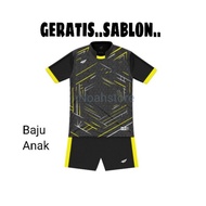 Terkenal Free Sablon Nama Baju Stelan Bola Futsal Anak/Jersey Olahraga