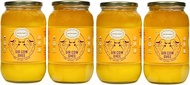 SWARNAMRIT A2 Desi Gir Cow Ghee Vedic Bilona Method Glass Jar Packaging (1 Litre X 4)