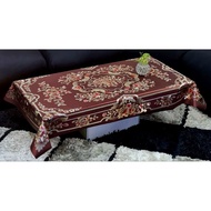 Alas Meja Sofa / Meja Kopi Metalic 90cm x 150cm / Table Cloth for Sofa Table Metalic READY STOCK!! #