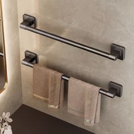 30/50/70cm Bathroom Towel Holder Gray Without Drilling Bathroom Towel Rack Towel Bar Self-Adhesive B