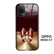 Softcase Glass Kaca Oppo Reno 5F - Casing Hp Oppo Reno 5F - J104 - Pelindung hp - Case Handphone -