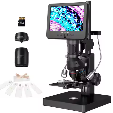Andonstar 5000X UHD 2160P HDMI Digital Microscope 5000X AD266S 24MP PCB Soldering Microscope with 5 