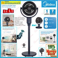 Midea Circulation Stand Fan MFG180R0APB 3 Blades 7 Inch Circulation Fan With Remote Control