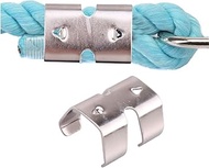 LEE House 10 Piece Heavy Duty Stainless Steel Double Rope Clamps Fits 0.31-inch(8mm) to 0.47-inch(12