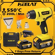 KEELAT KHAG001 Cordless Heavy Duty Hand Hold High Temperature Hot Air Heat Gun Blower Shrink Gun Ele