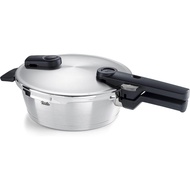 Fissler Vitaquick Premium Pressure Frying Pan (2.5 L, Diameter 22 cm) Stainless Steel Pressure Cooke