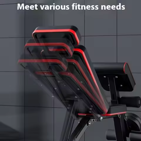 Dumbbell Bench Home Fitness Equipment Indoor Multifunctional Priest Flat Fitness Chair Bench Press D