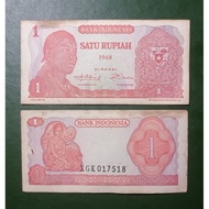 ready Uang Kertas Indonesia 1 Rupiah Jendral Sudirman 1968