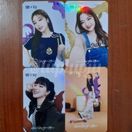 ITZY x ULTRAMILK PHOTOCARD RYUJIN SELCA, YEJI SELCA, LIA SELCA, YEJI CONCEPT