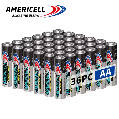 AA 72/36/18/4pcs Combo Battery,AMERICELL 1.5V Alkaline Cells, Ideal for Keyboards, Clocks, Remote Co