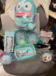 7-11 Sanrio 水怪 公仔斜孭袋/ 保溫壼/ 痛袋/ 壓力球/ 斜孭袋/ 痛包