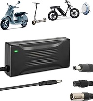 UL Certified 54.6V 4A Fast Charger for 13S 48V Lithium Li-ion Battery Pack, Power Supply Adapter wit