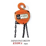 KYOWA Heavy Duty Chain Block 0.5Ton 1Ton 1.5Ton 2Ton 3Ton