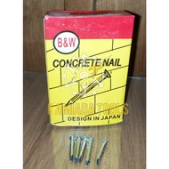 White Concrete Nails Size 1", B&W brand