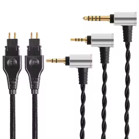 4.4mm 2.5mm BALANCED 6.35mm HD 6XX 58X Headphone Cable for Sennheiser HD6XX HD58X Replacement Audio
