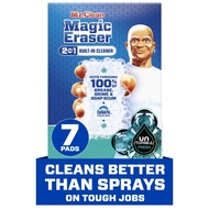 Mr. Clean Magic Eraser Foaming Sponge, All Purpose Cleaner, Dawn Cleaning Power, Ultra Foamy, 7 Coun