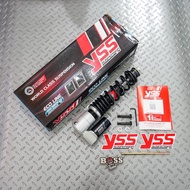 SHOCK TABUNG YSS BLACK NEW MODEL FRONT VESPA SPRINT IGET PRIMA
