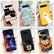 For Samsung Galaxy S10 S10+ Cute Cat Dinosaur Astronaut Cartoon Casing Samsung S 10 S10 Plus Soft Silicone TPU Phone Case